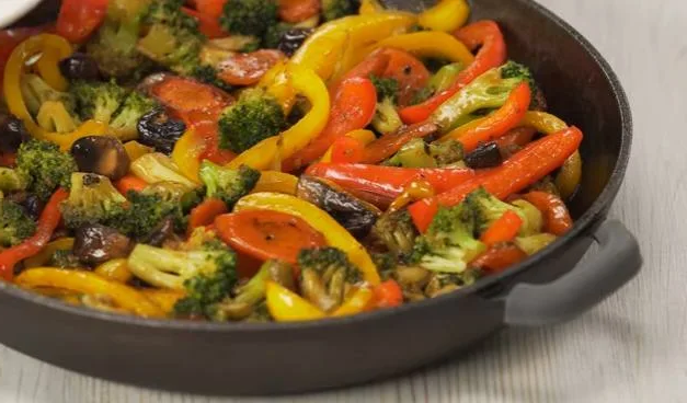 Овощной гарнир с азиатскими нотками