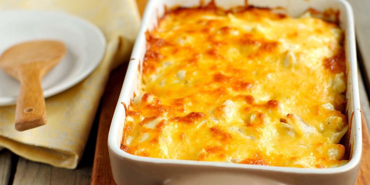 Запеканка с курицей и ананасами