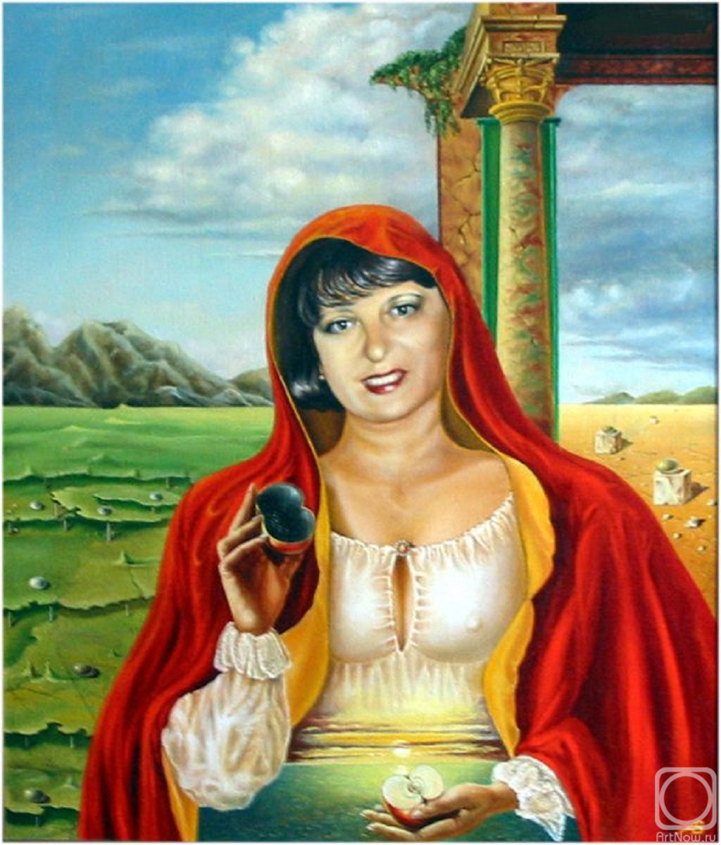 © Владимир Абаимов. Страж у ворот Храма Времени. Холст, масло. 101  x 95см. 1996 г.