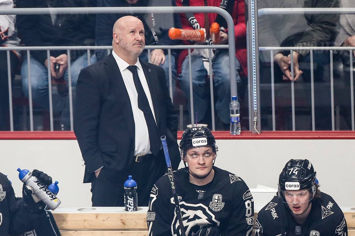 "Трактор" готовится к матчу. Фото: ХК Трактор.