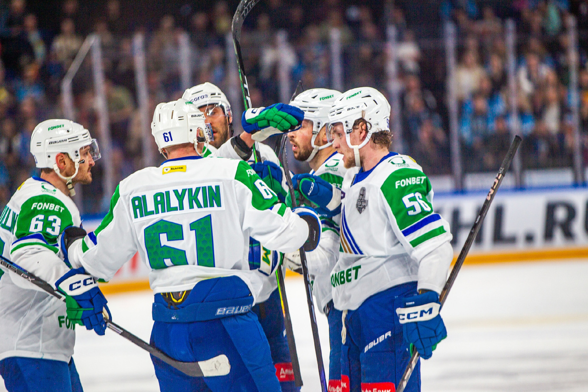 "Салават Юлаев" идет за успехом. Фото: пресс-служба ХК "Салават Юлаев".