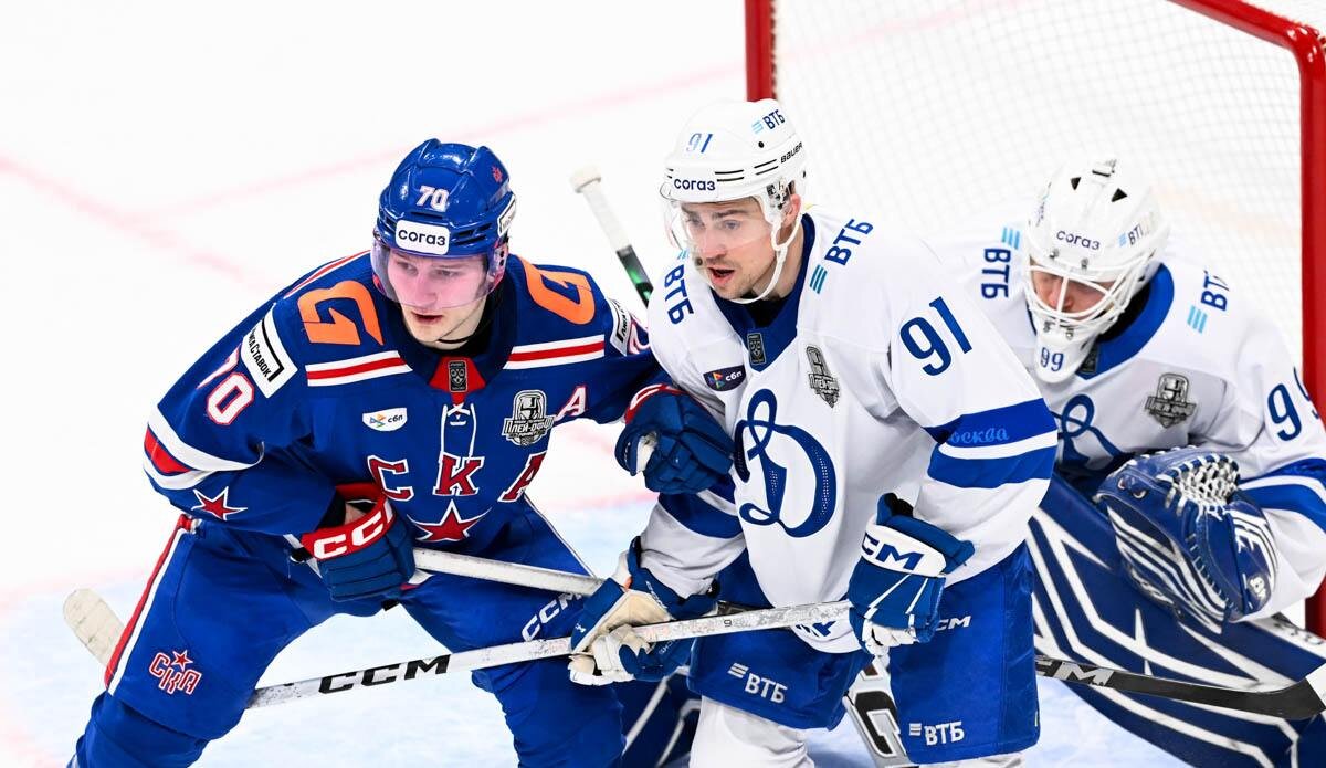 "СКА" и "Динамо" продолжают серию. Фото: пресс-служба ХК СКА.