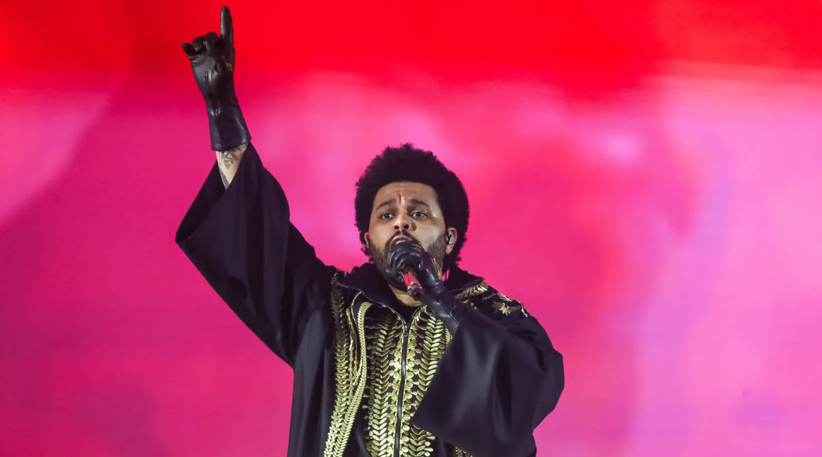 The Weeknd выступали во время тура After Hours Til Dawn в Сан-Паулу, Бразилия