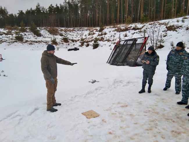 Специалисты по железнодорожной безопасности учатся управлению БПЛА Тг «Беспилот»