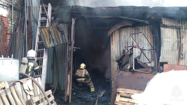    Известна причина утреннего пожара на улице Заводской