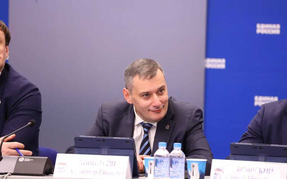    Врио курского губернатора Хинштейн стал меньше коммуницировать с федеральными властями Фото – взято из телеграм-канала Александра Хинштейна