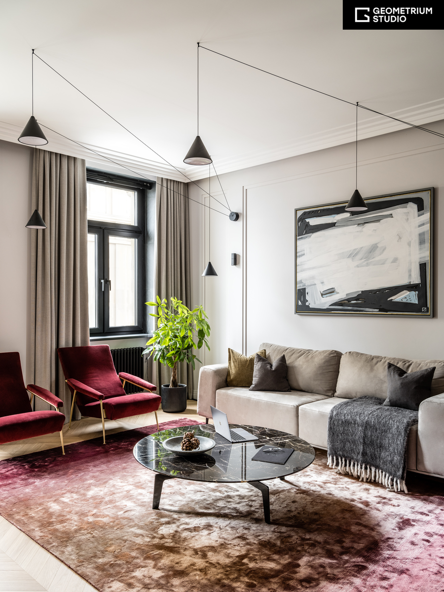 Реализованный дизайн-проект в сталинке 1952 года