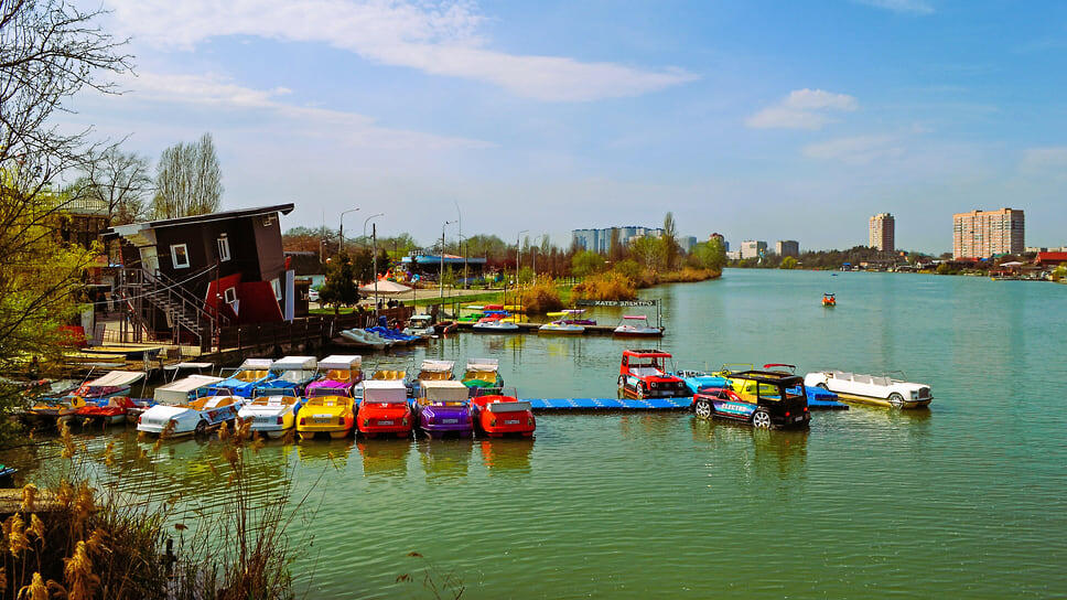 «Солнечный остров» — одно из любимых мест отдыха жителей и гостей кубанской столицы.📷Фото: Маргарита Синкевич