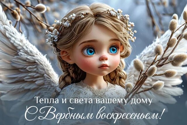    25+ открыток с Вербным воскресеньем. Яркие красивые картинки со стихами