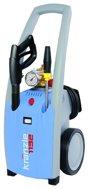 Как минимиум, выглядит минимойка Kranzle K 1132 необычно, я бы даже сказал "не как все"