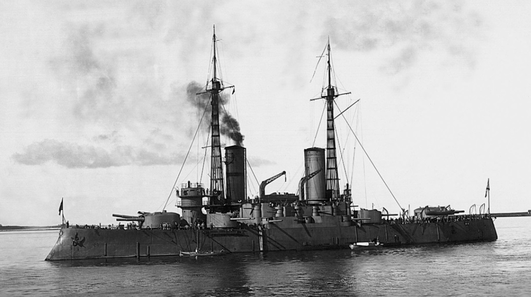 Эскадренный броненосец "Император Павел I" в будущем - "Республика"