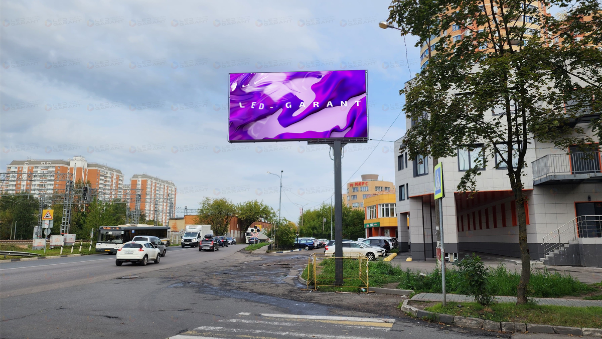 Уличный светодиодный билборд для рекламного агентства «НЕОН»