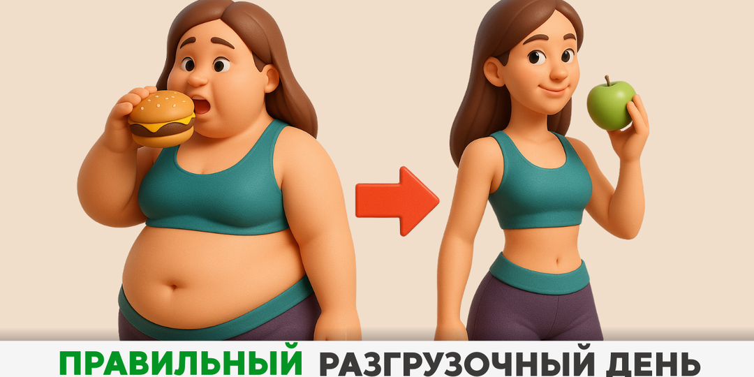 Разгрузочный день с эффектом «-2 кг к утру»: простая бело-зелёная формула
