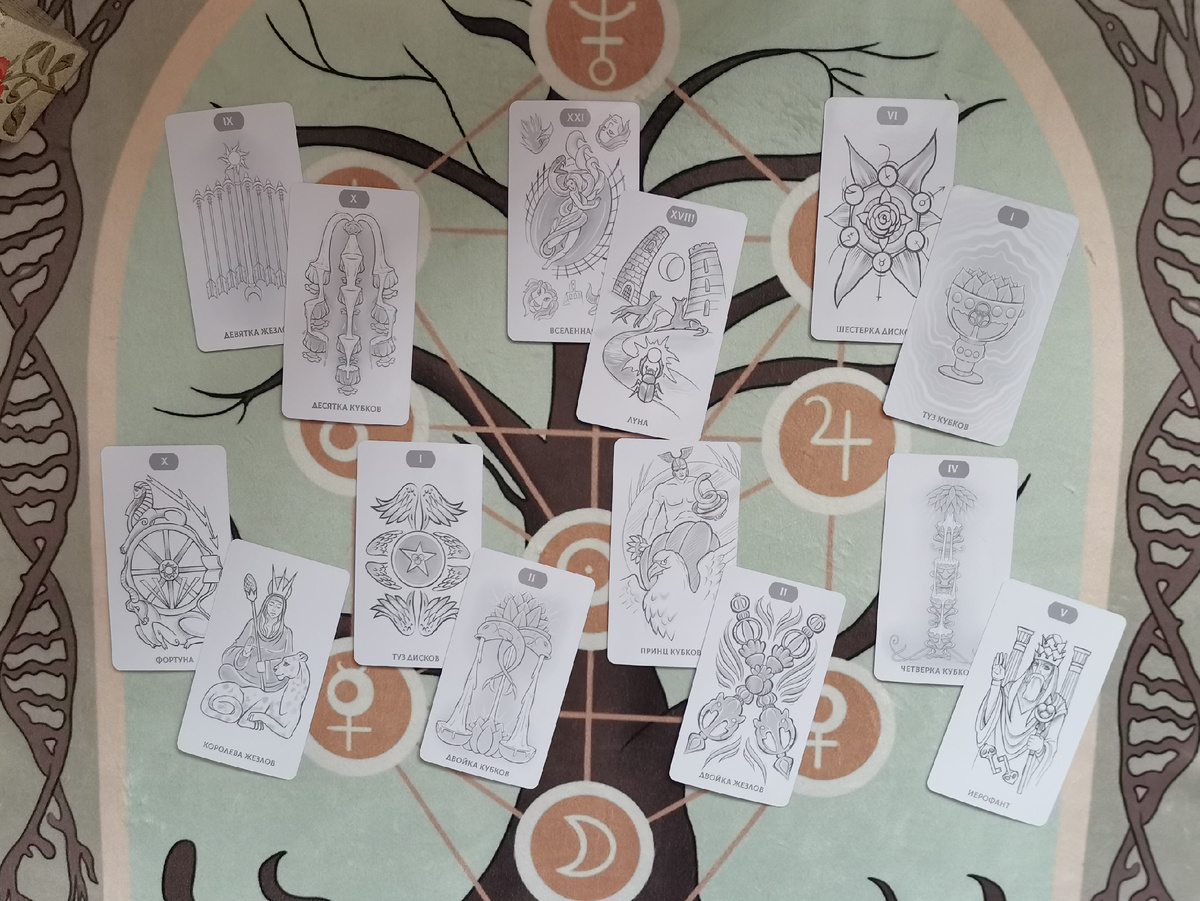 Расклад на неделю на Таро Светлого Духа