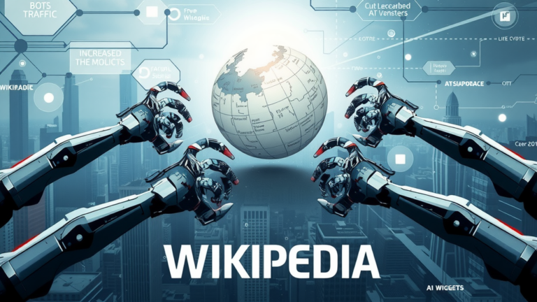    Боты атакуют: Википедия противостоят увеличению трафика виджетов для ИИ