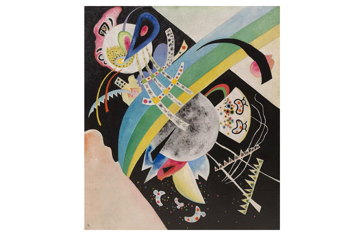 Василий Кандинский. Круги на черном. 1921