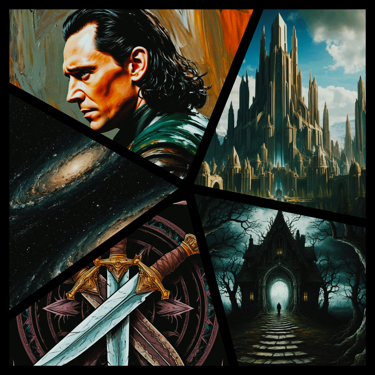 Картинки  сделаны через Нейросеть, запрос мой, коллаж также мой.