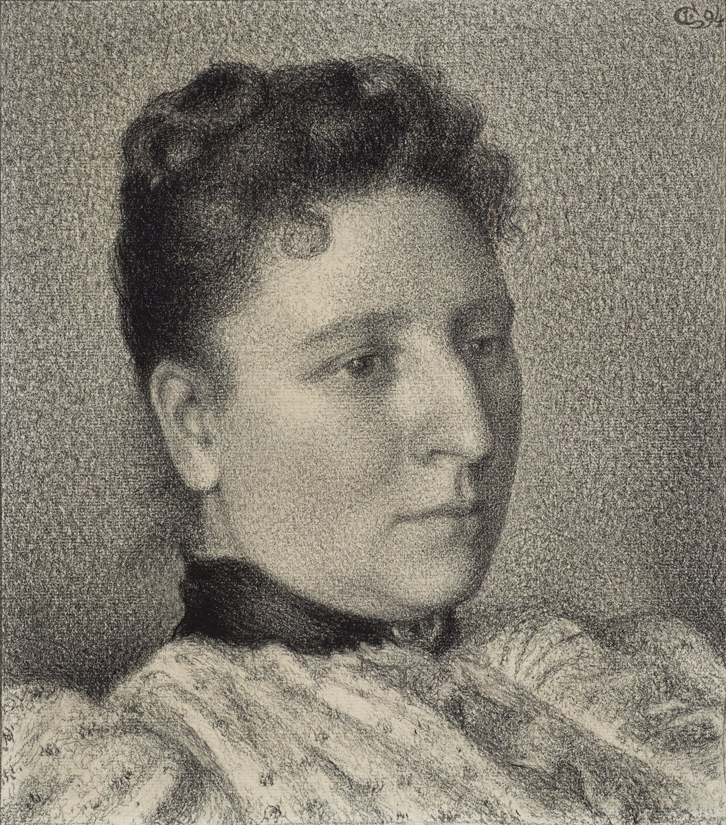 Жорж Леммен- Портрет Анны Бох, 1894