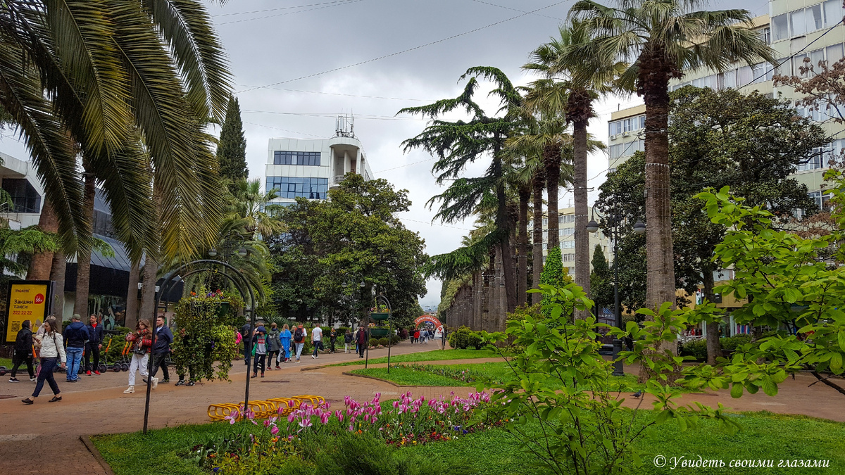 Дождливый Сочи на майские праздники