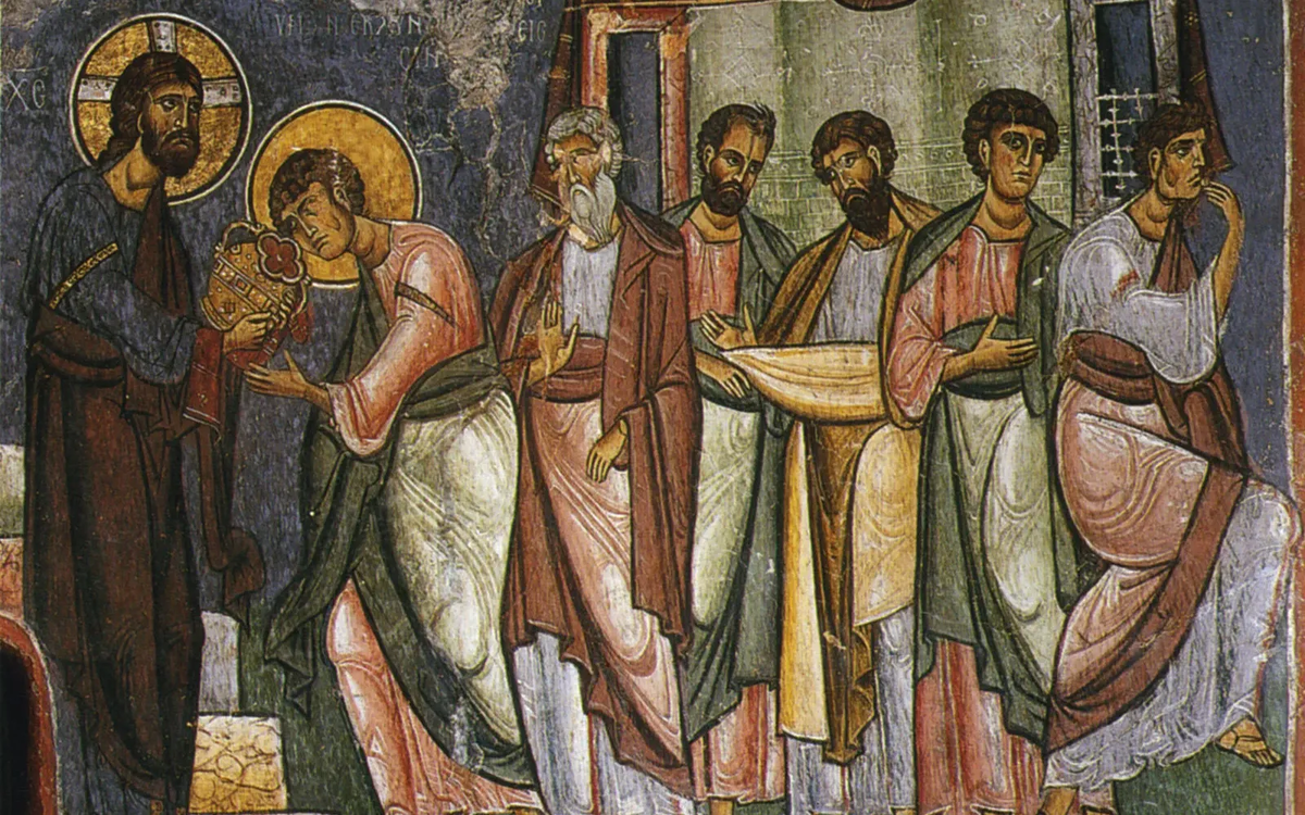 Никитари, Кипр: фрески церкви Асину