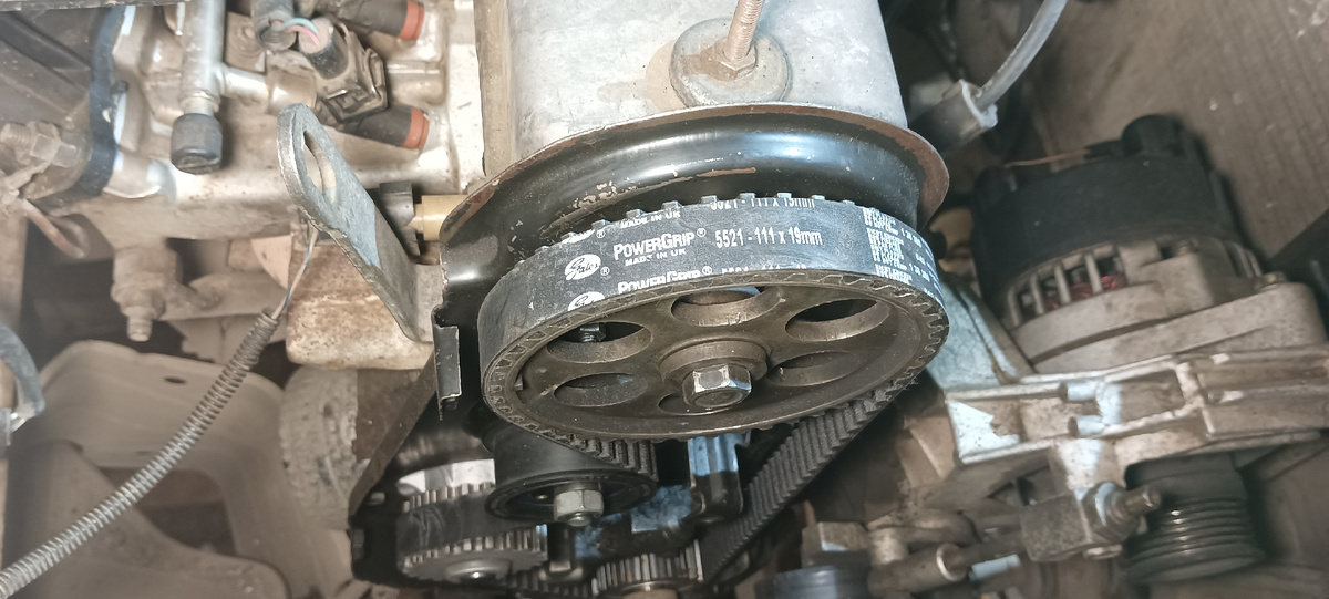 а так все в сборе с новым ремнем