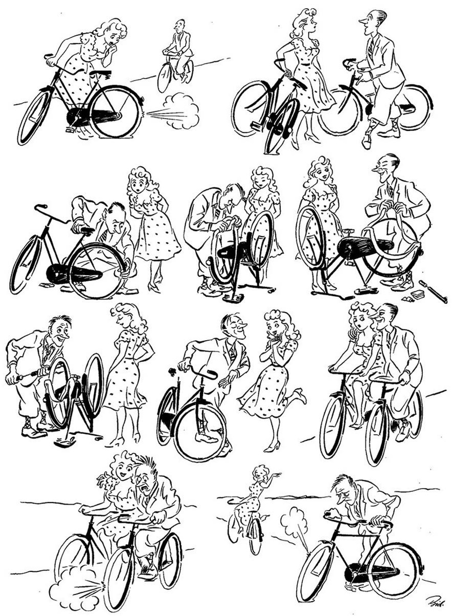 Скан из книги комиксов Херлуфа Бидструпа в собственности автора публикации.