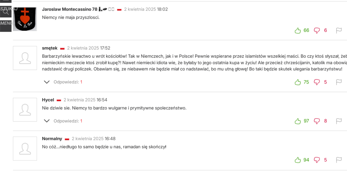    «Мочатся в святую воду». В Германии церкви превратили в отхожее место