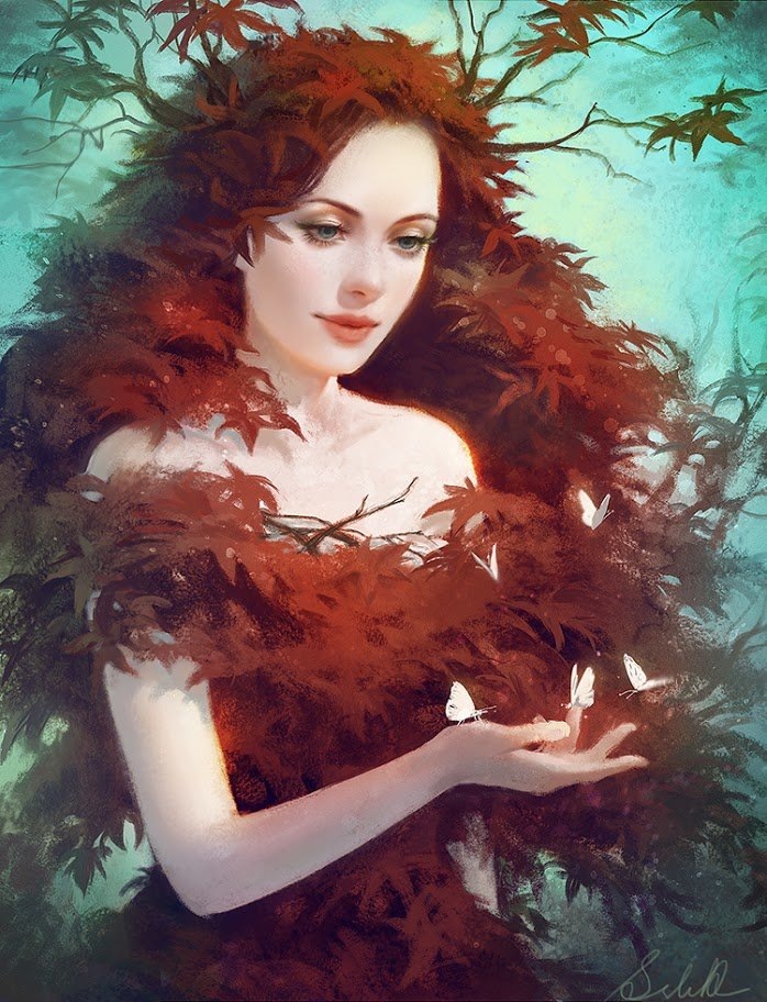 Нечаянная встреча.  "...Ты явилась как ангел с вершин..." (Картинка из открытого источника Яндекс).