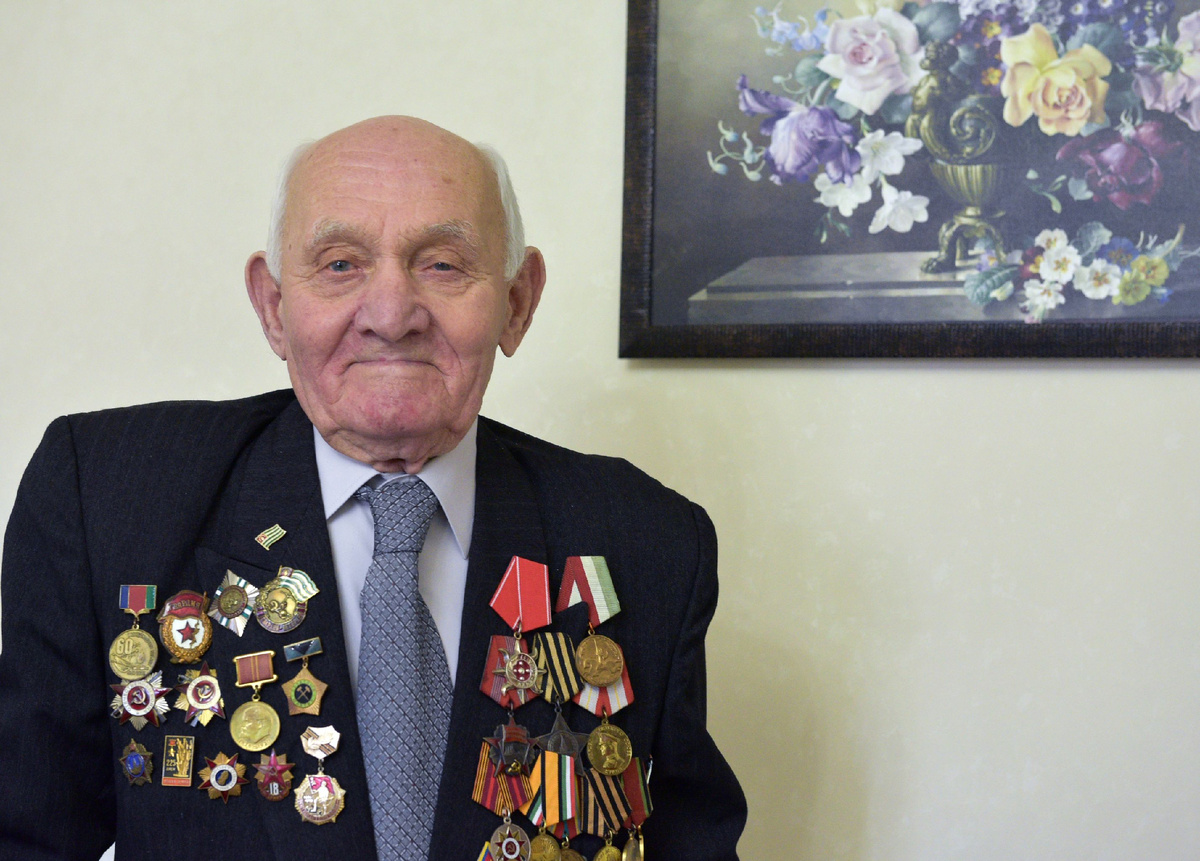 Ветеран ВОВ Алексей Шония