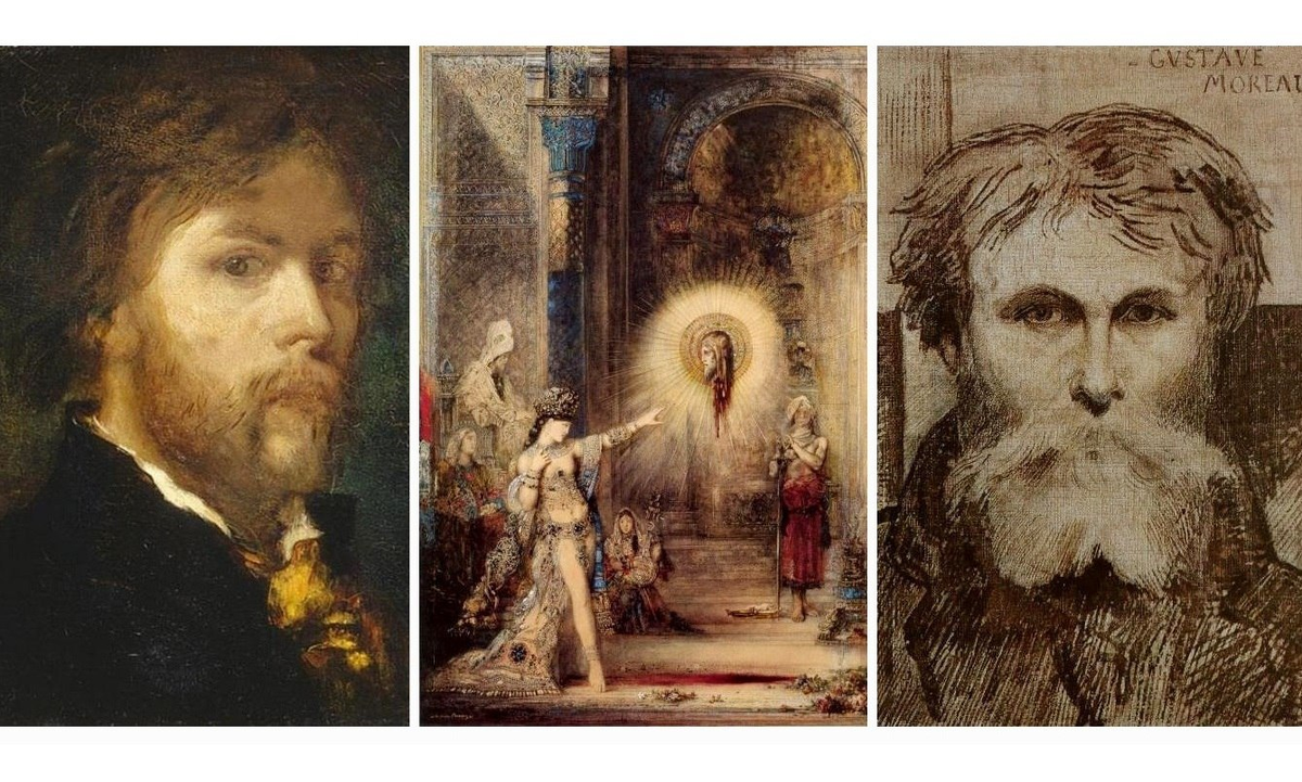 Слева: Автопортрет, 1850 г. В центре: "Явление", 1876 г. .Справа: Автопортрет, 1872 г.