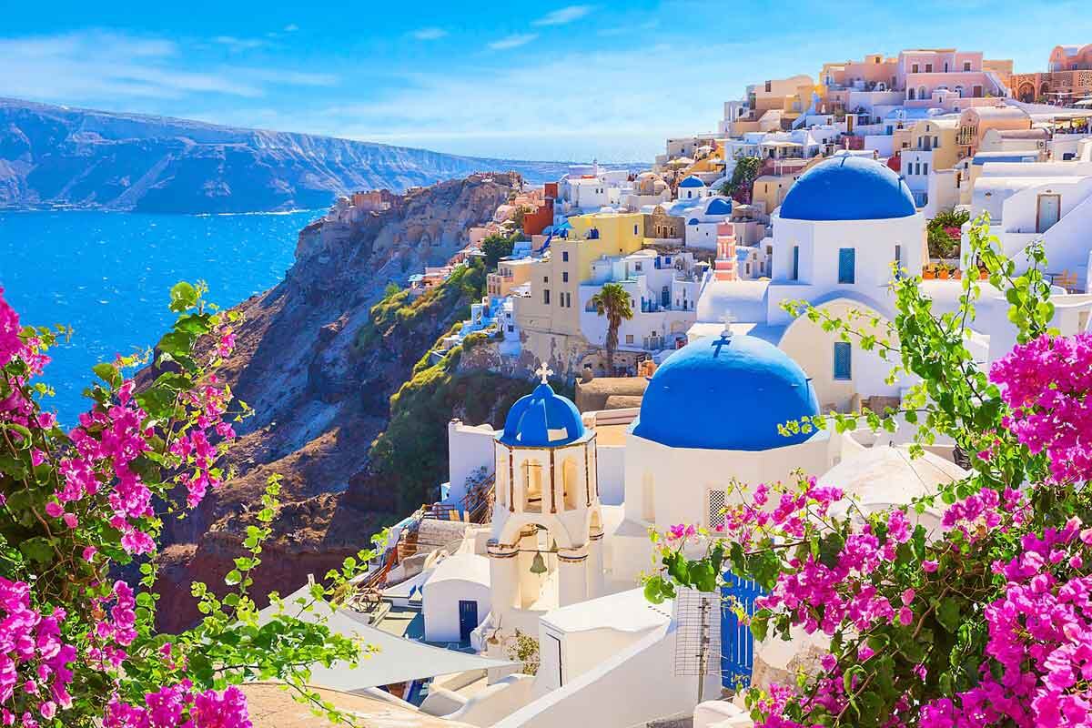 Санторини, через hotels.com