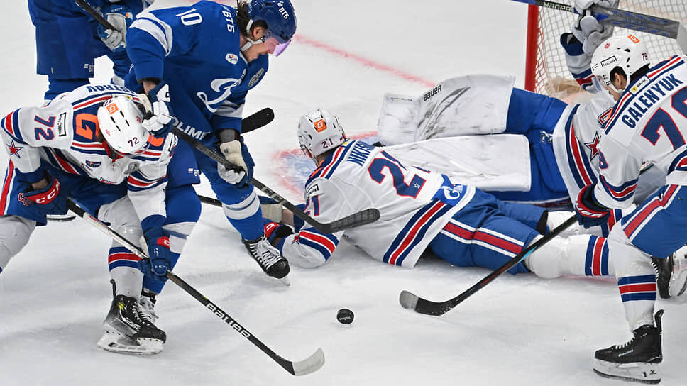 Матч между командами «Динамо» - СКА (Санкт-Петербург) .📷Фото: Дмитрий Азаров / Коммерсантъ