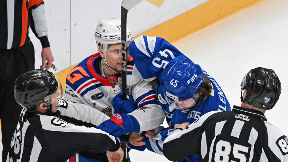 Матч между командами «Динамо» - СКА (Санкт-Петербург) .📷Фото: Дмитрий Азаров / Коммерсантъ