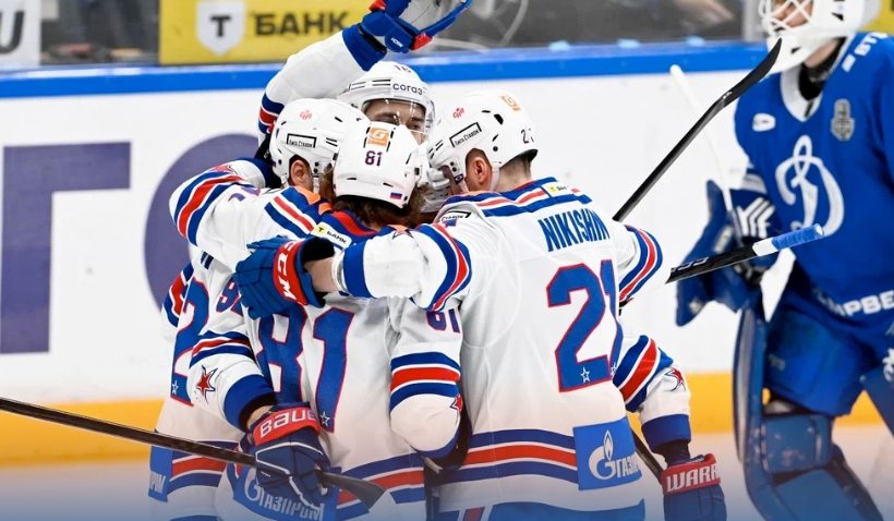 СКА вернул серию с московским "Динамо" в Санкт-Петербург на матч №6.