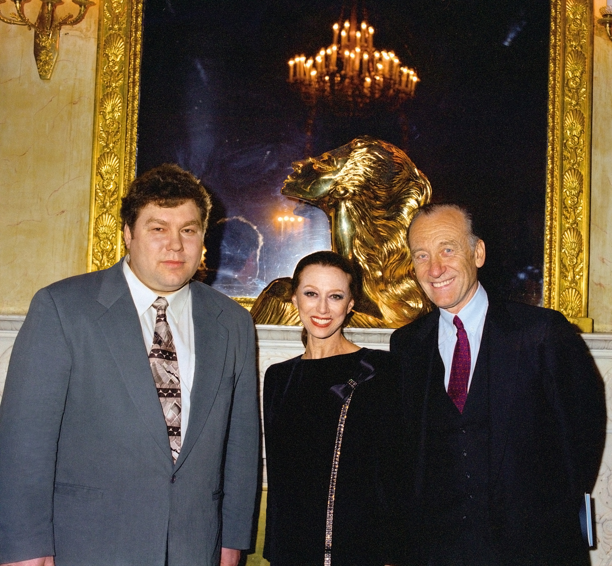 Скульптор Виктор Митрошин, Майя Плисецкая, Родион Щедрин.