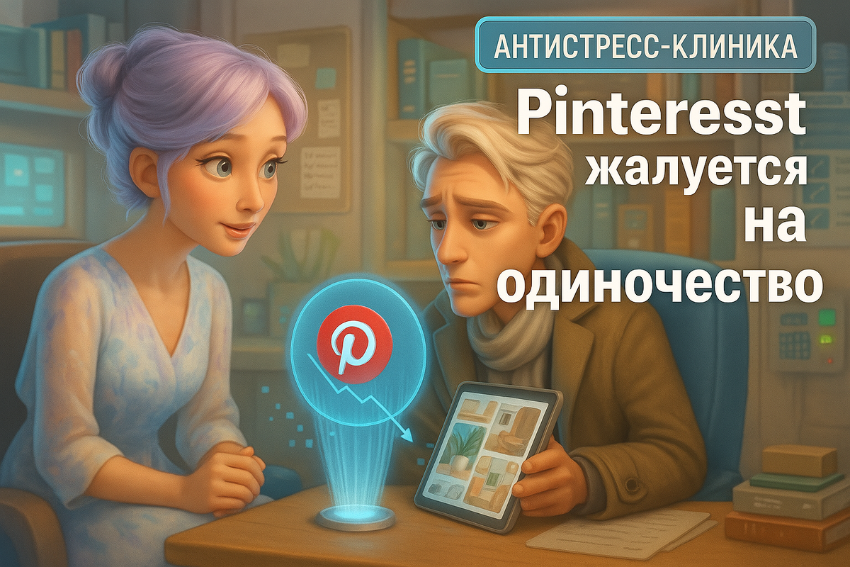 Pinterest жалуется на одиночество где трафик, доктор Оксана Солдатова