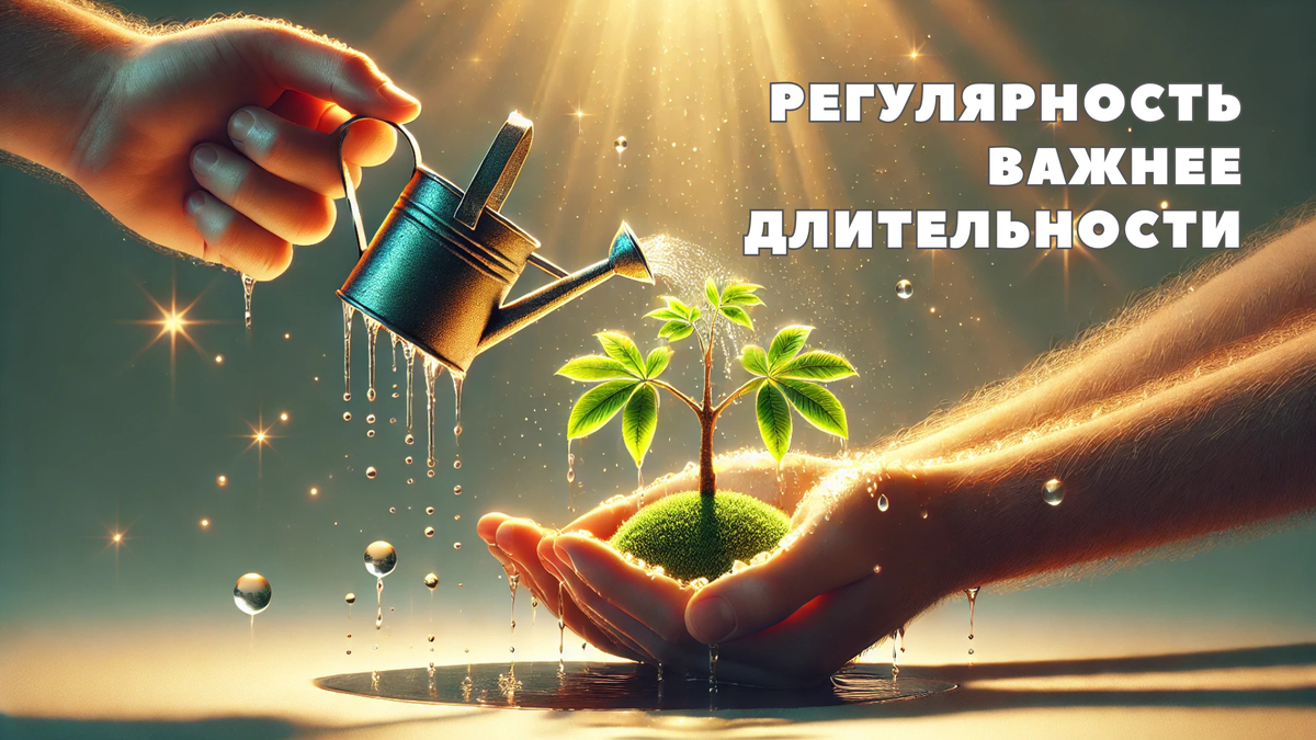 Регулярность важнее длительности