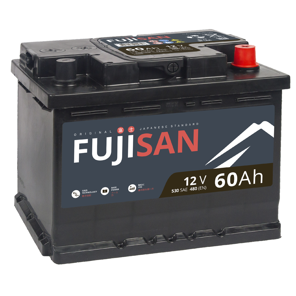 FUJISAN Original 60 Ah R+