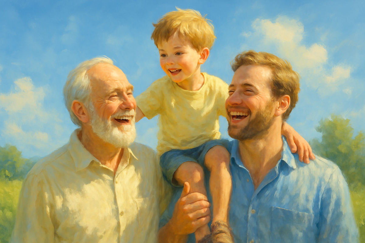 Отец формирует духовную личность ребёнка, являясь проводником и передавая ему способность воспринимать космическую энергию. ©Яр Дарин. Четыре Уровня Бытия. Динамика