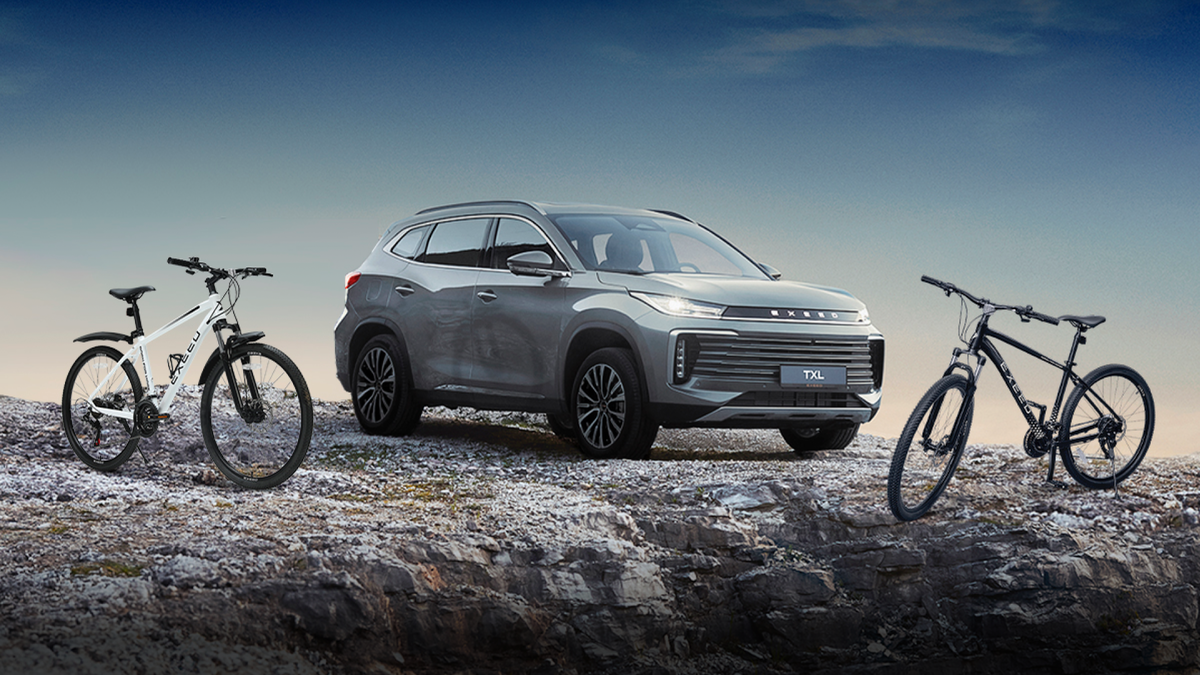 К попкупке предлагается 2 модели велосипедов Exeed.