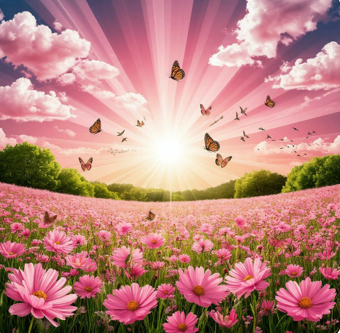 Создано нейросетью. Картинка отображает мое утреннее настроение. Всегда просыпаюсь с прекрасным настроением, даже в рабочие дни