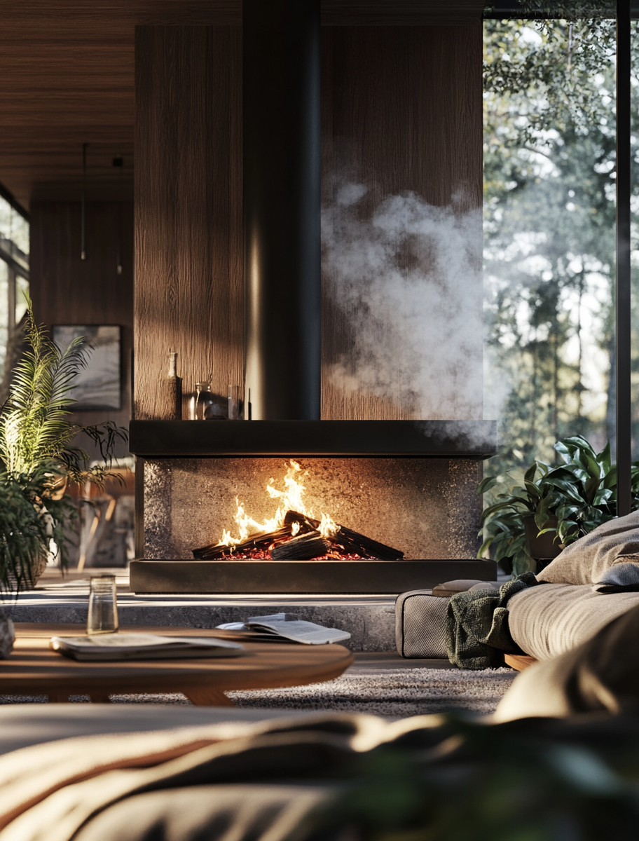    Паровые камины: как создать уют без ущерба для природы и улучшить качество жизни в вашем доме Kamin