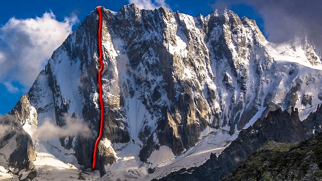 Хребет Гранд-Жорасс (Grandes Jorasses)