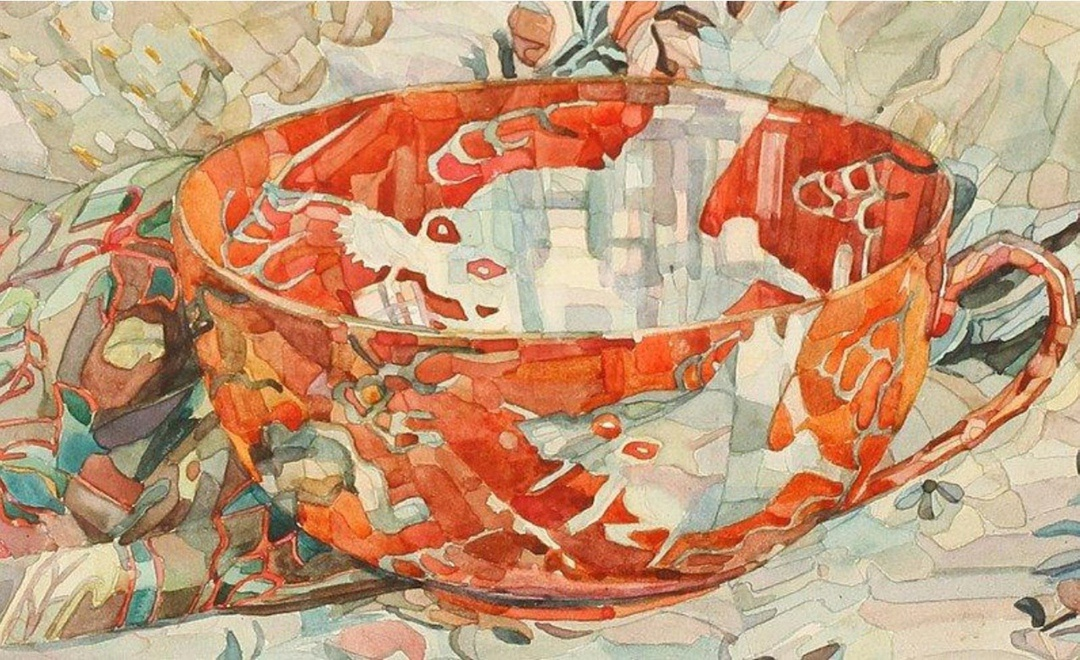 В.П.Томиловский. Чашка. Абстракция. 1926.