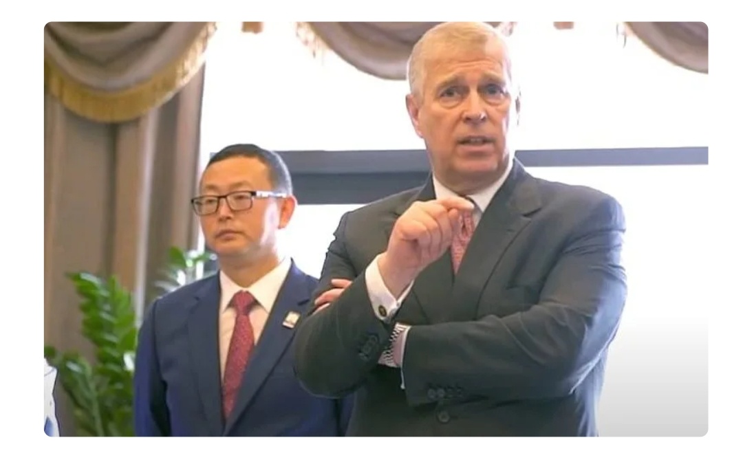 Герцог Йоркский с Ян Тэнбо, которому запретили въезд в Великобританию после того, как МИ-5 сочла его китайским агентом