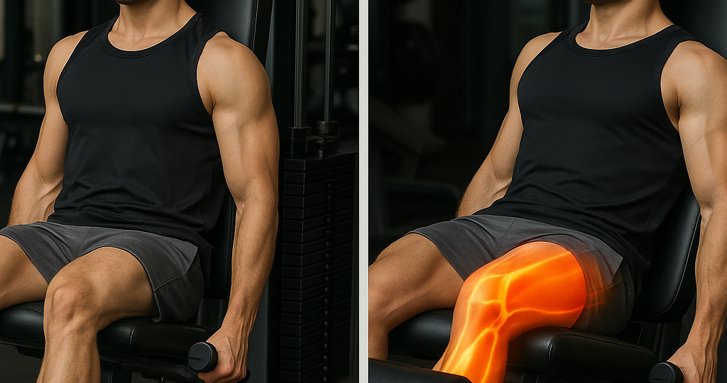 🦿 Разгибания ног в тренажёре: нюанс, который 90% людей упускают