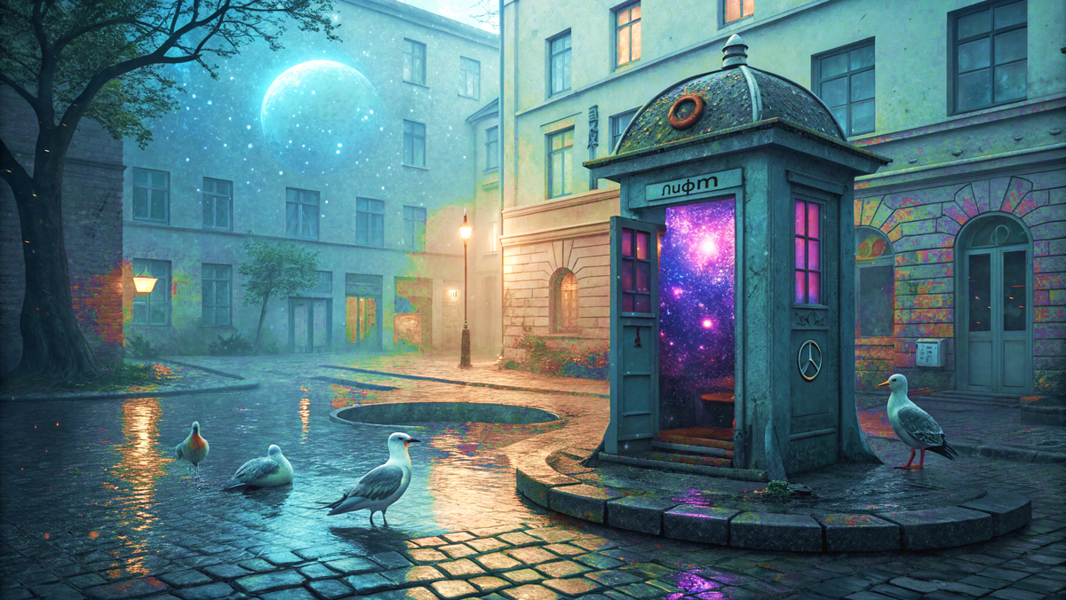 Петербург — город, где звёзды прячутся в лужах