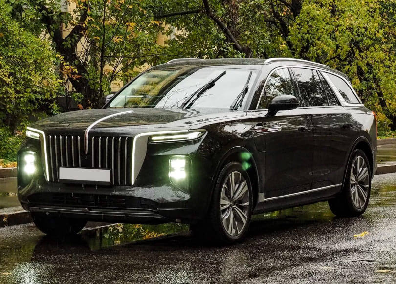 Hongqi E-HS9 - электромобиль бренда продается в России официально.