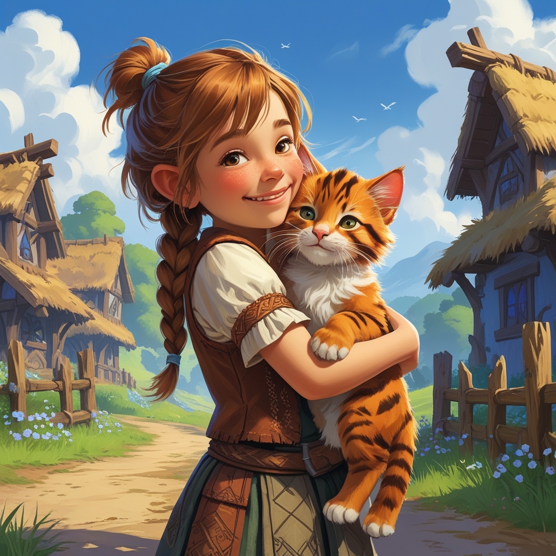 Настя и Мурзик