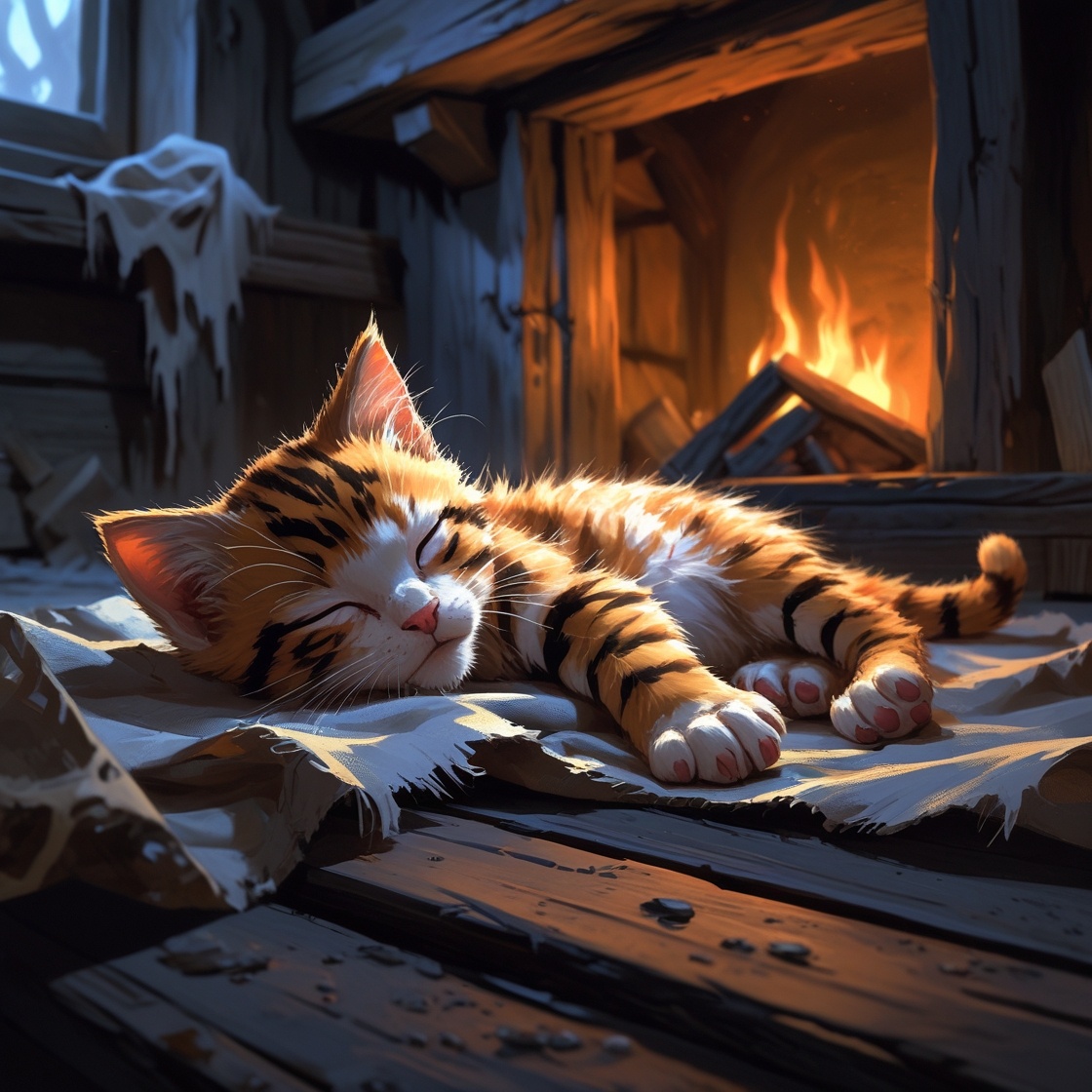 Мурзик сильно болен